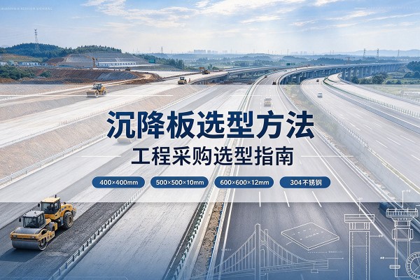 民权沉降板选择方法