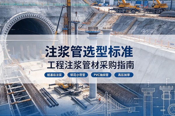 民权注浆管选型标准