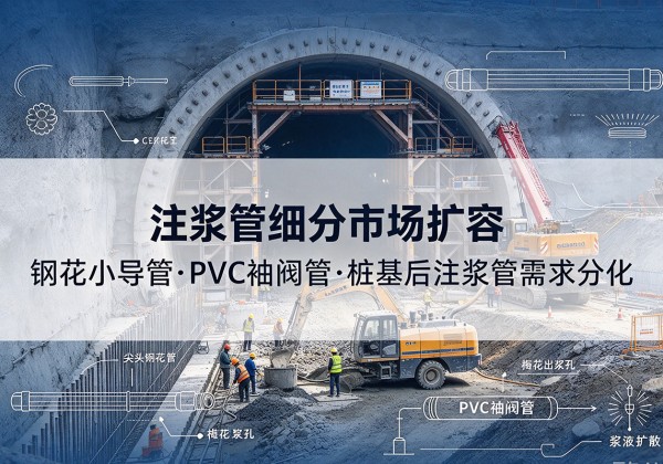 民权注浆管细分市场扩容，隧道钢花小导管、PVC 袖阀管、桩基后注浆管需求分化
