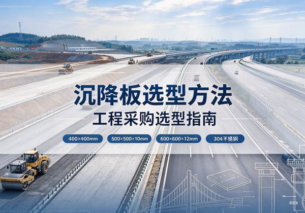 民权沉降板选择方法